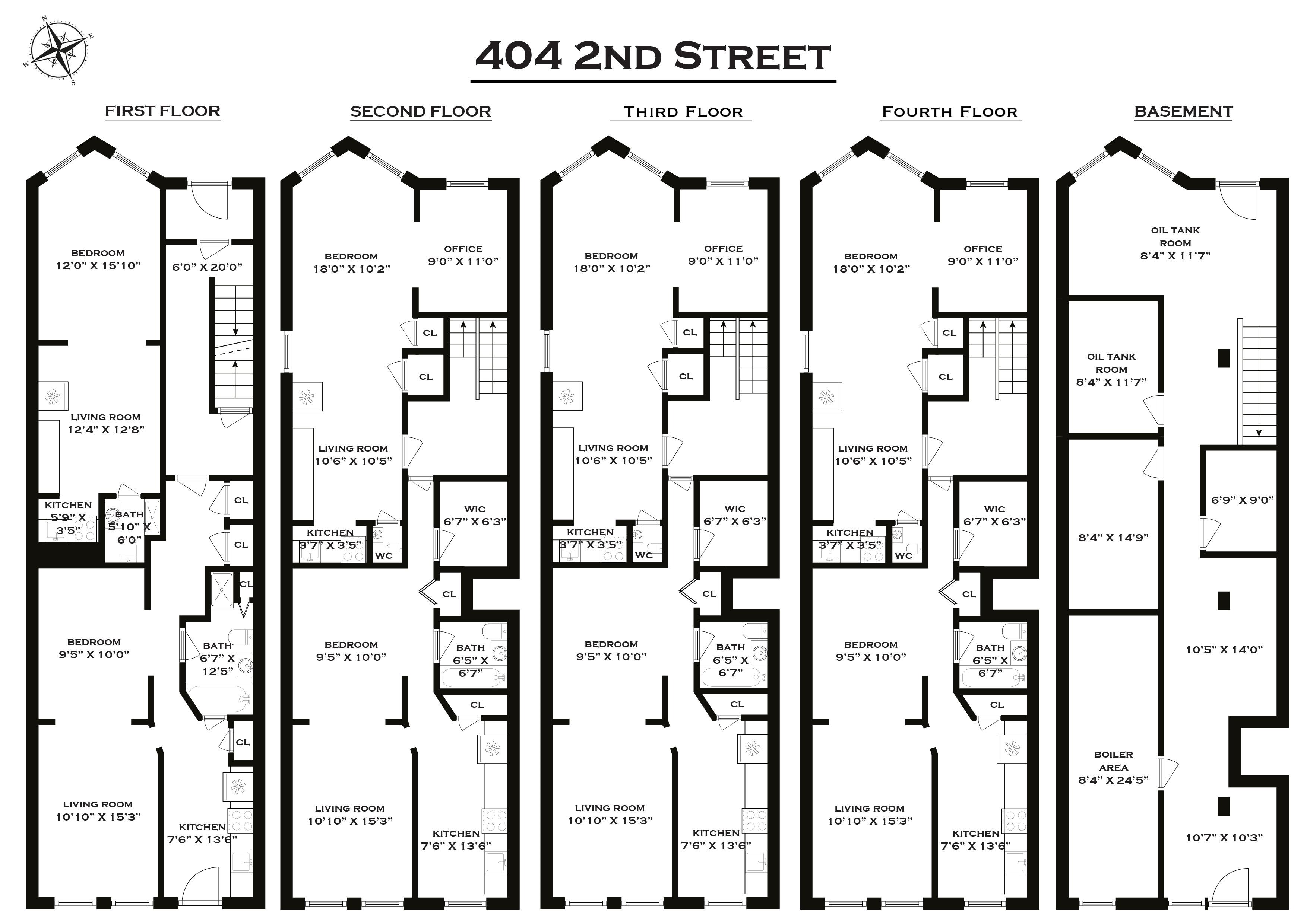 Floorplan for 404 2nd Street