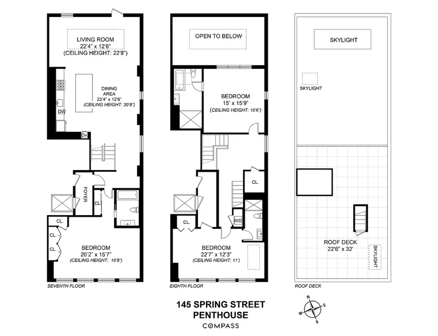 Floorplan for 145 Spring Street, PH