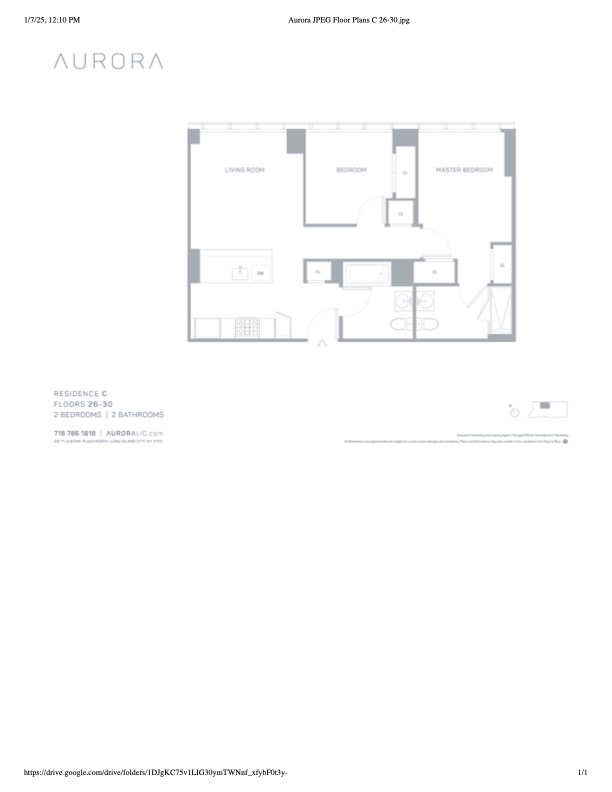 Floorplan for 29-11 Queens Plaza Nor, 27C