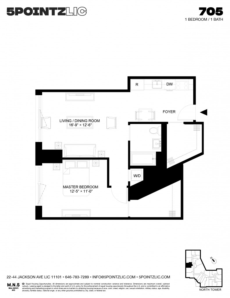 Floorplan for 22-44 Jackson Avenue, 705