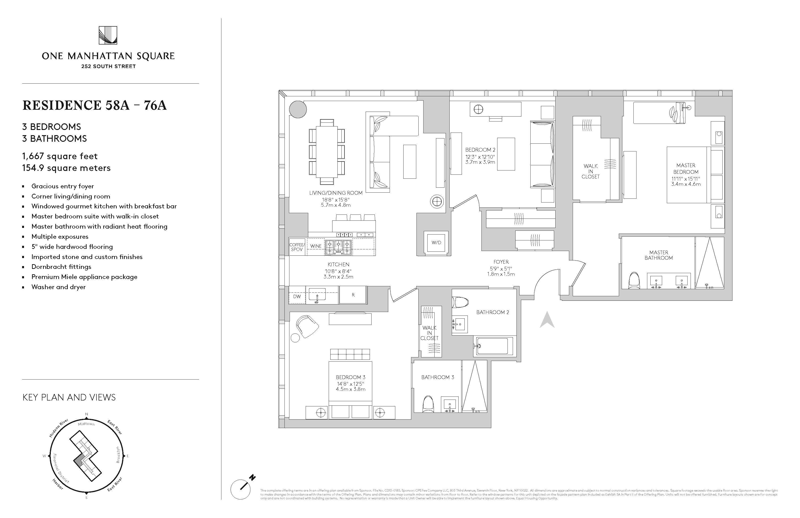 Floorplan for 252 South Street, 75A