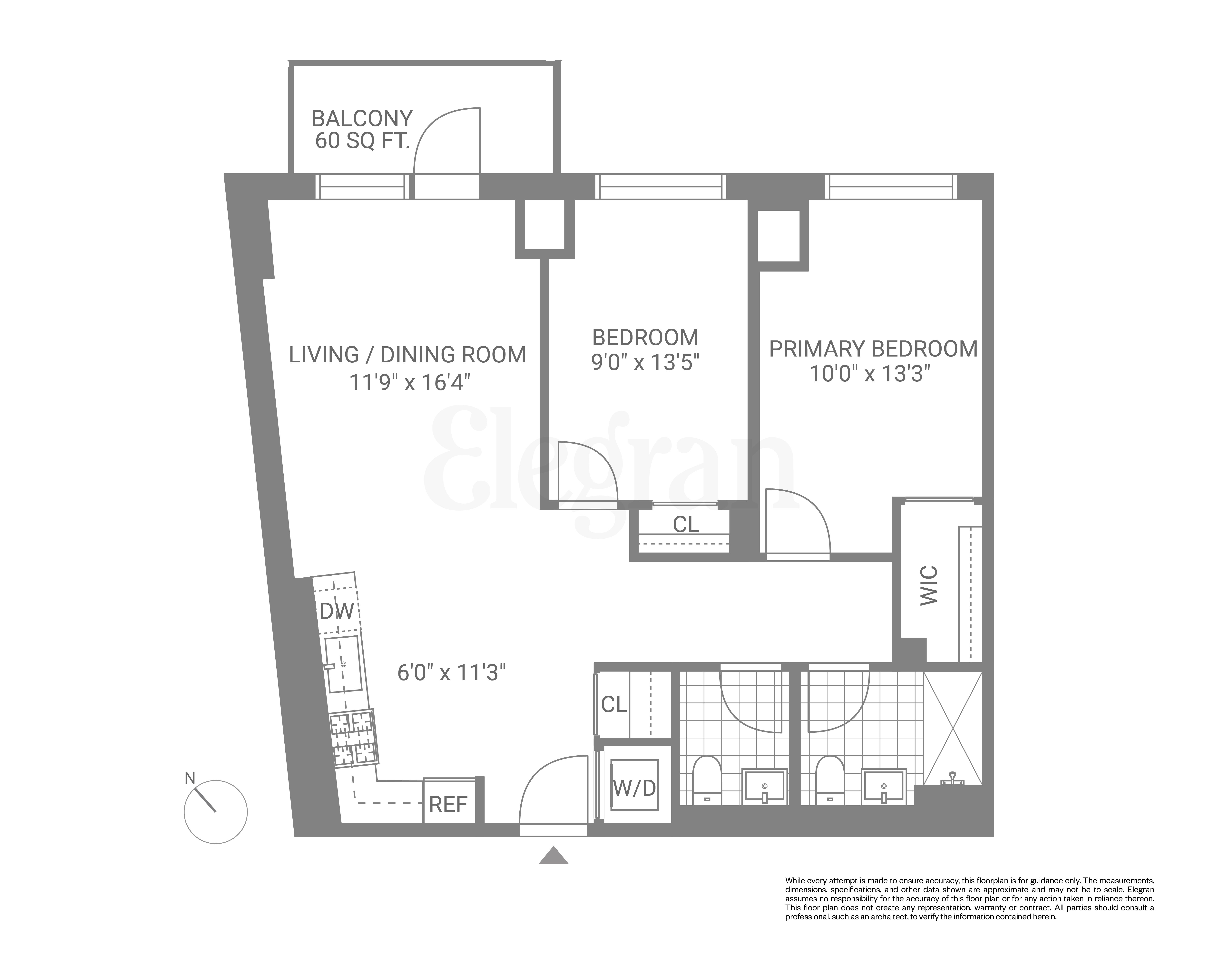 Floorplan for 575 4th Avenue, 3-K