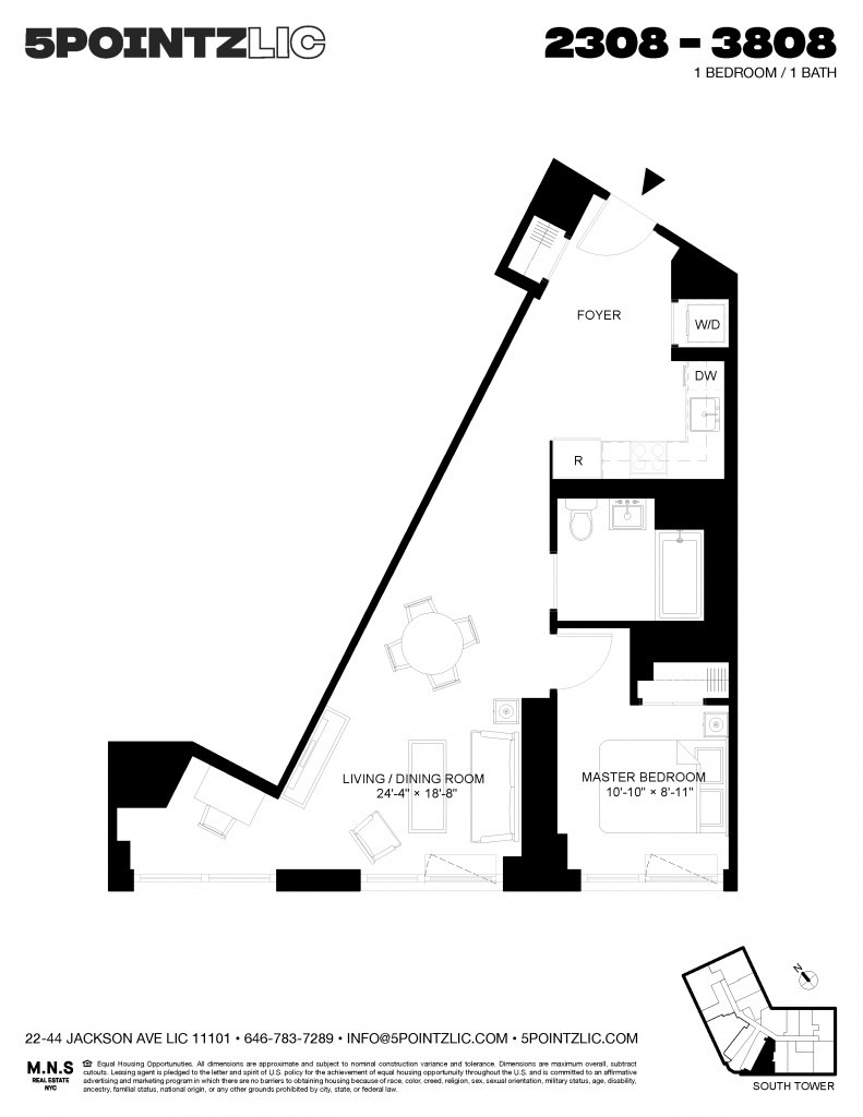 Floorplan for 22-44 Jackson Avenue, 2608