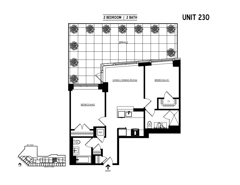 Floorplan for 36-20 Steinway Street, 230