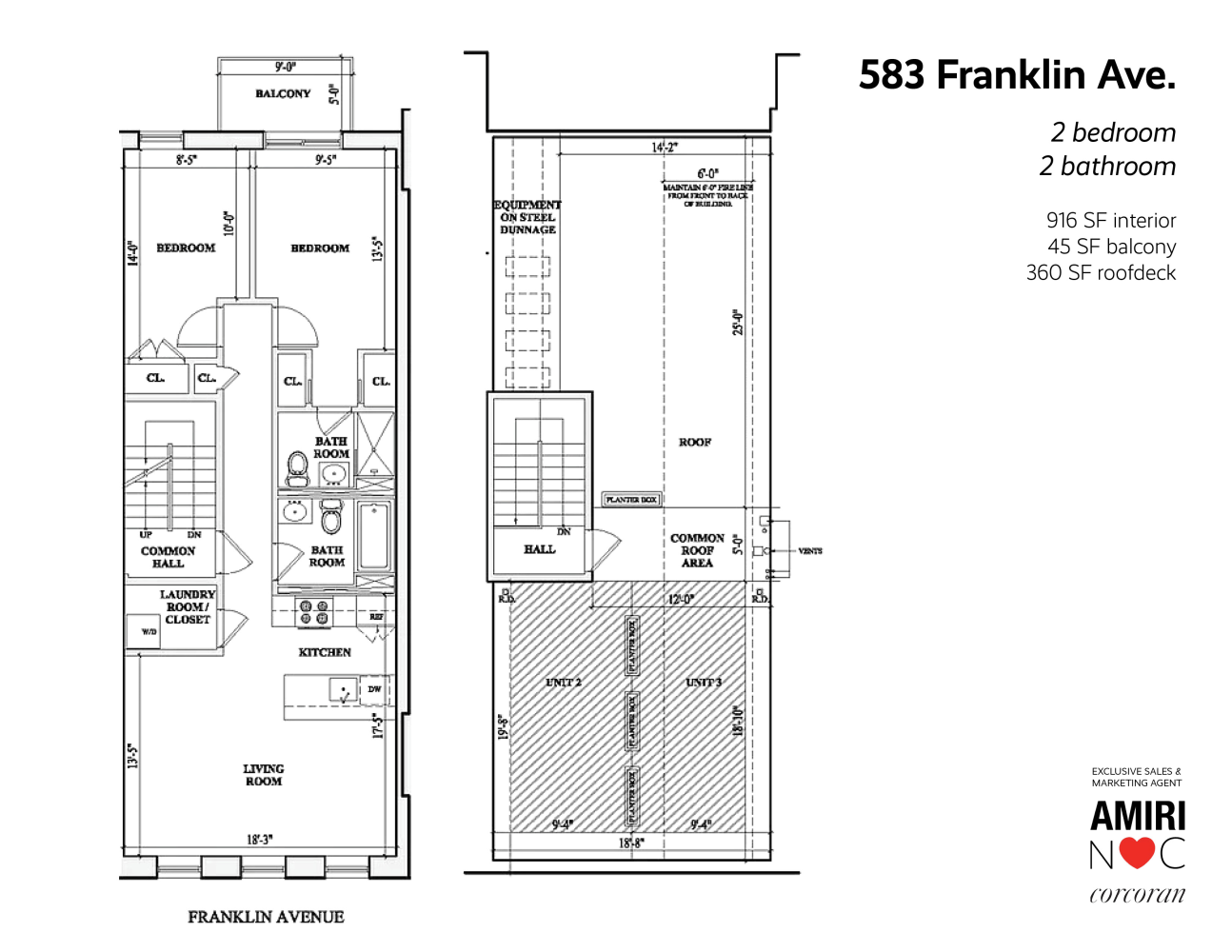 Floorplan for 583 Franklin Avenue, PH