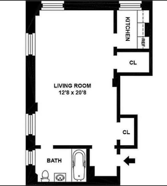 Floorplan for 26 East 63rd Street, 3-D