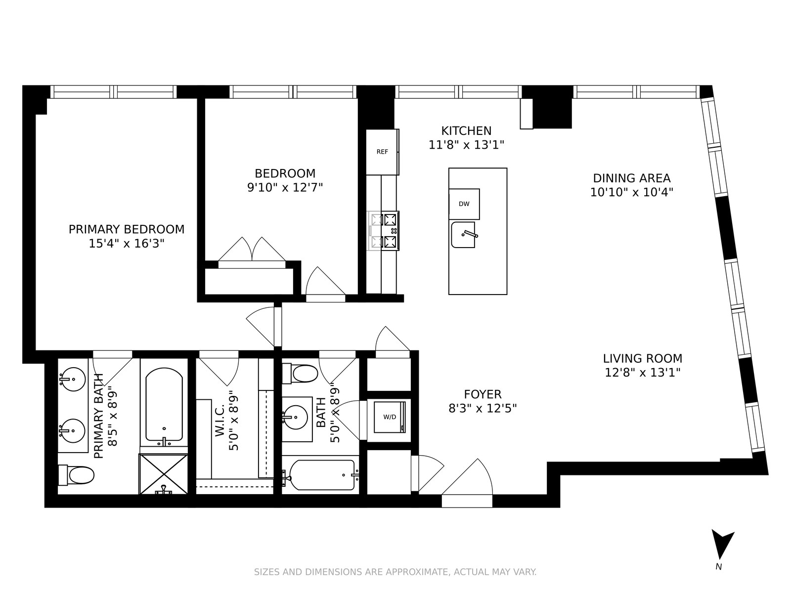 Floorplan for 440 Kent Avenue, 20A