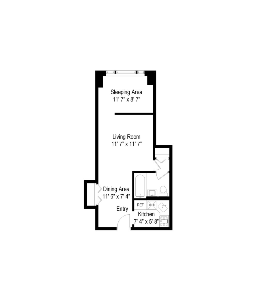 Floorplan for 85 Livingston Street, 3M