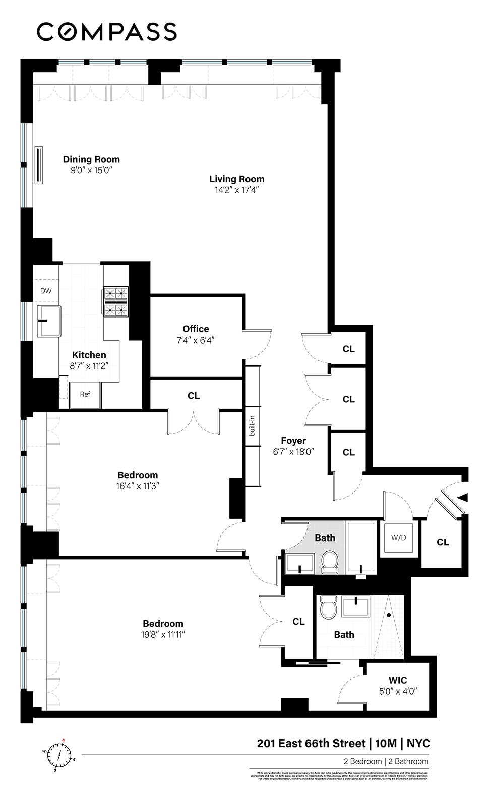 Floorplan for 201 East 66th Street, 10M