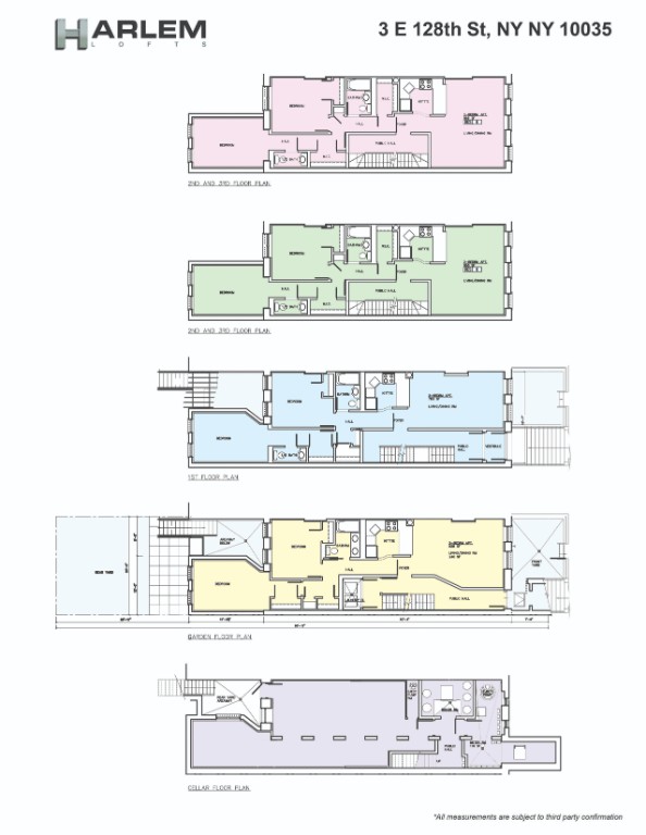 Floorplan for 3 East 128th Street