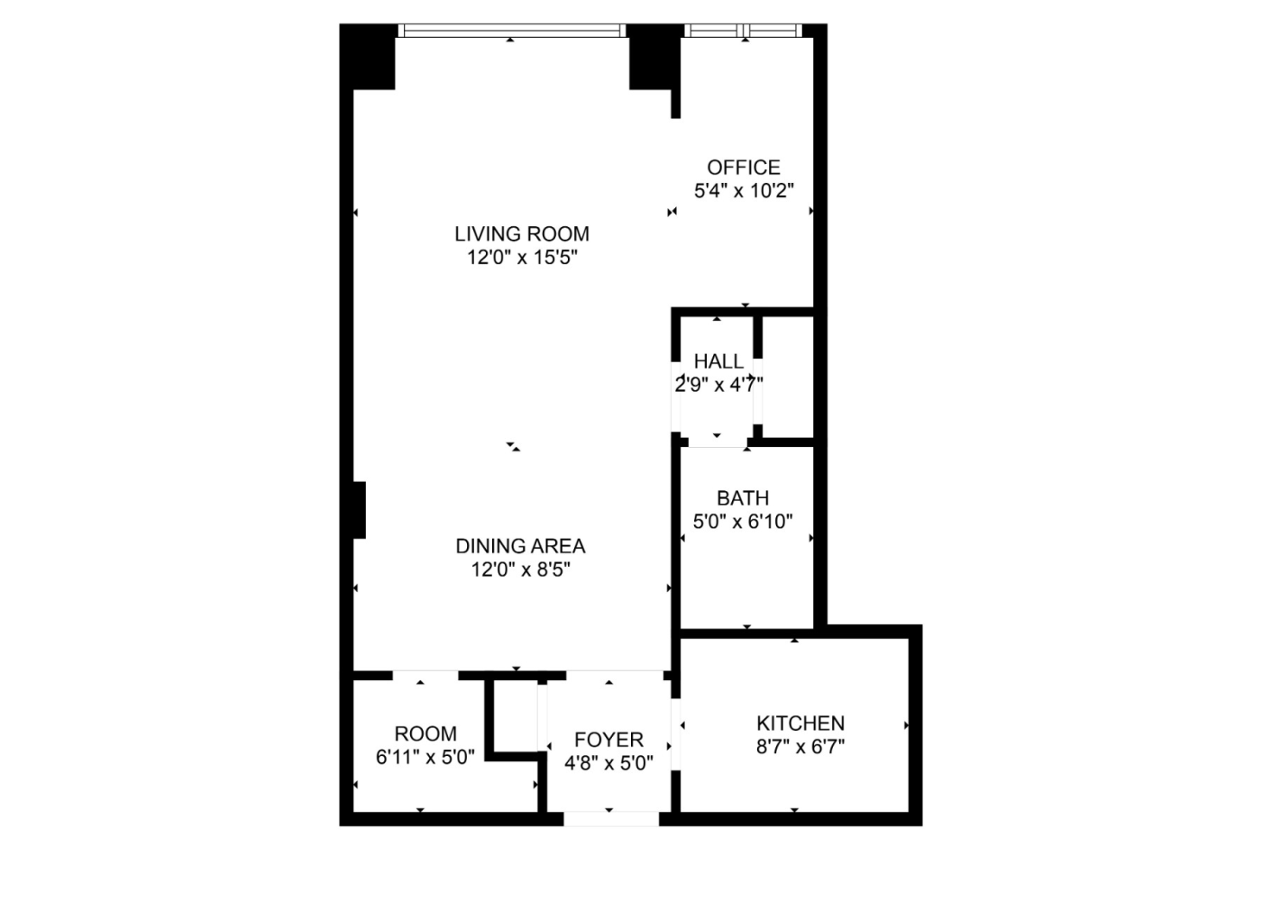 Floorplan for 520 East 76th Street, 1E