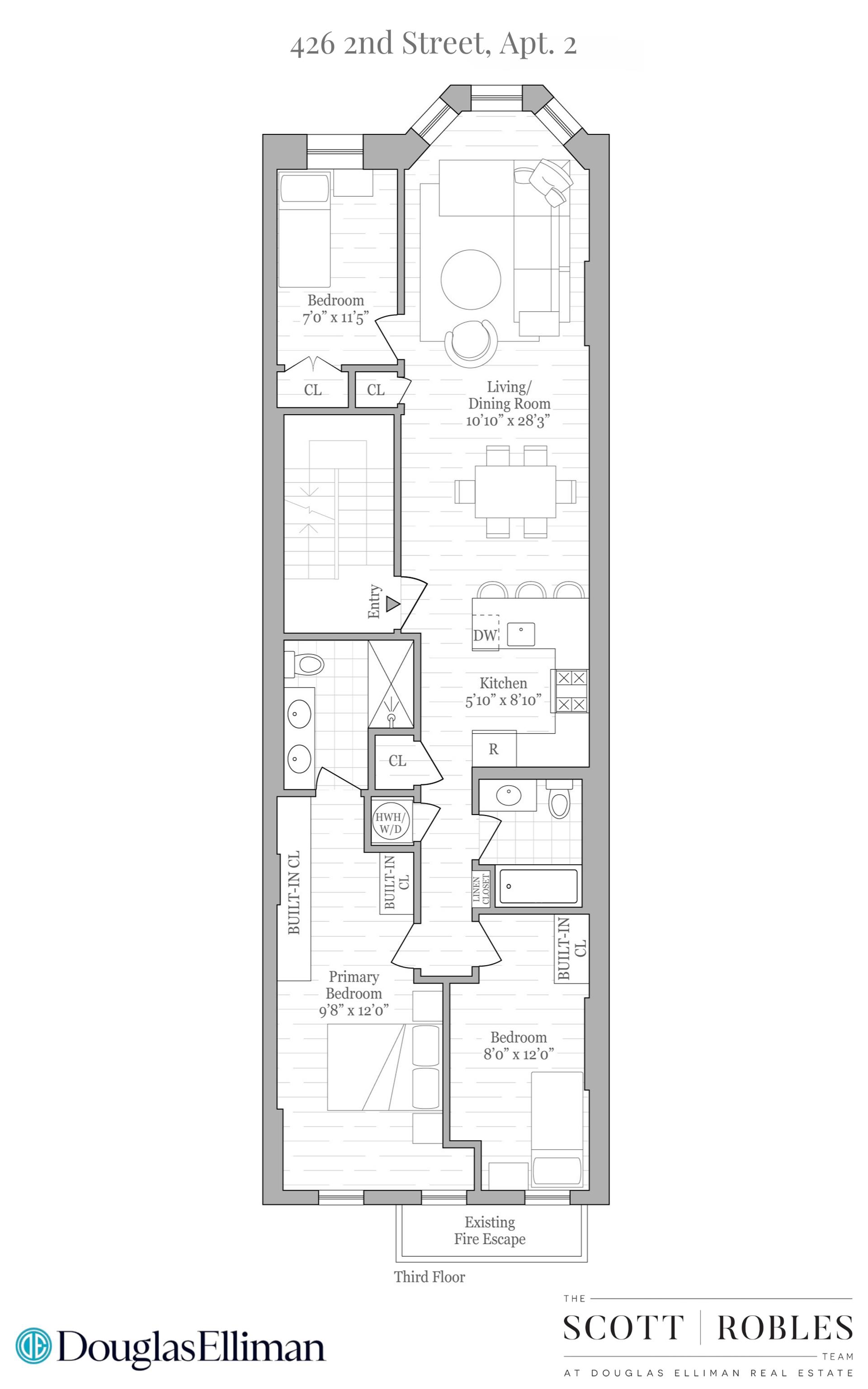 Floorplan for 426, 2nd Street, 2