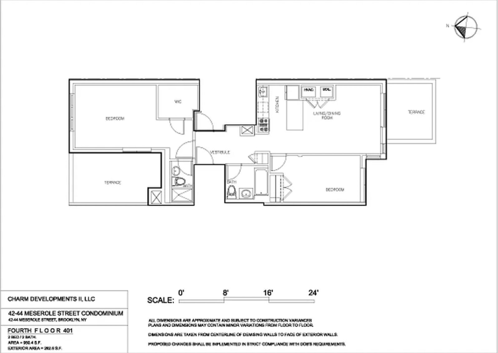 Floorplan for 44 Meserole Street, 401