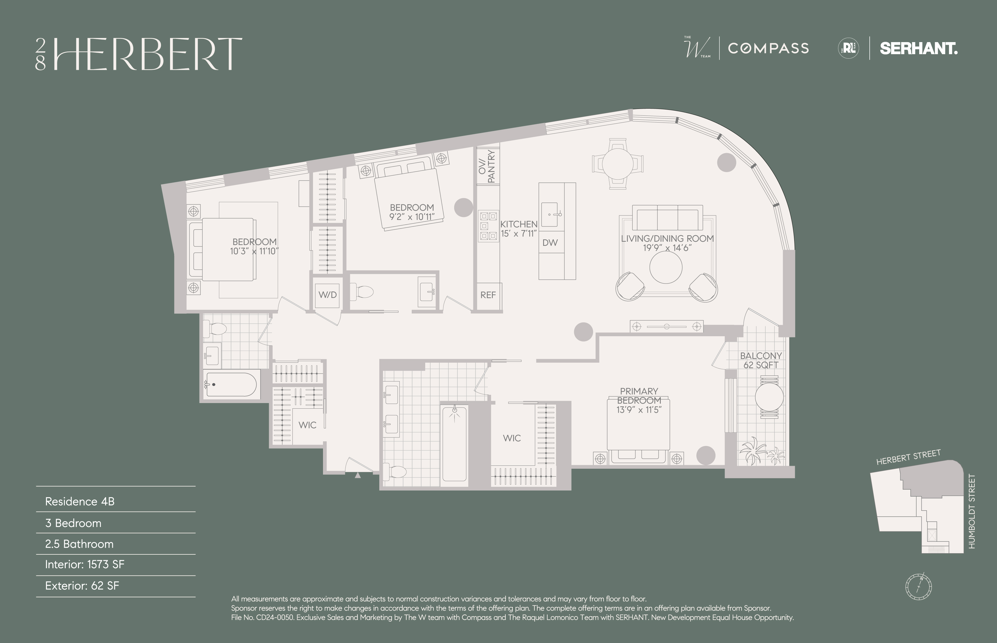 Floorplan for 28 Herbert Street, 4B