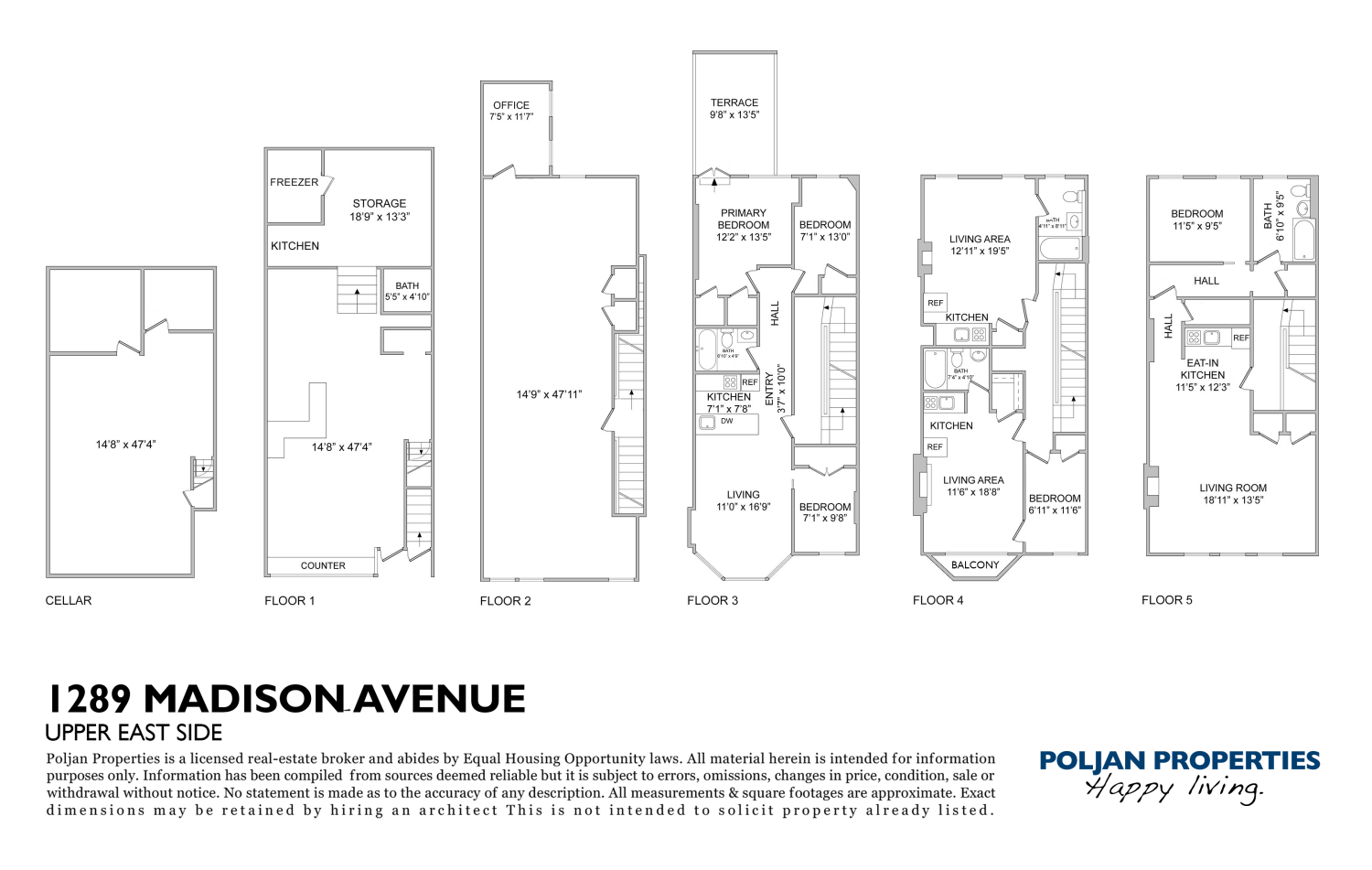 Floorplan for 1289 Madison Avenue, BUILDING