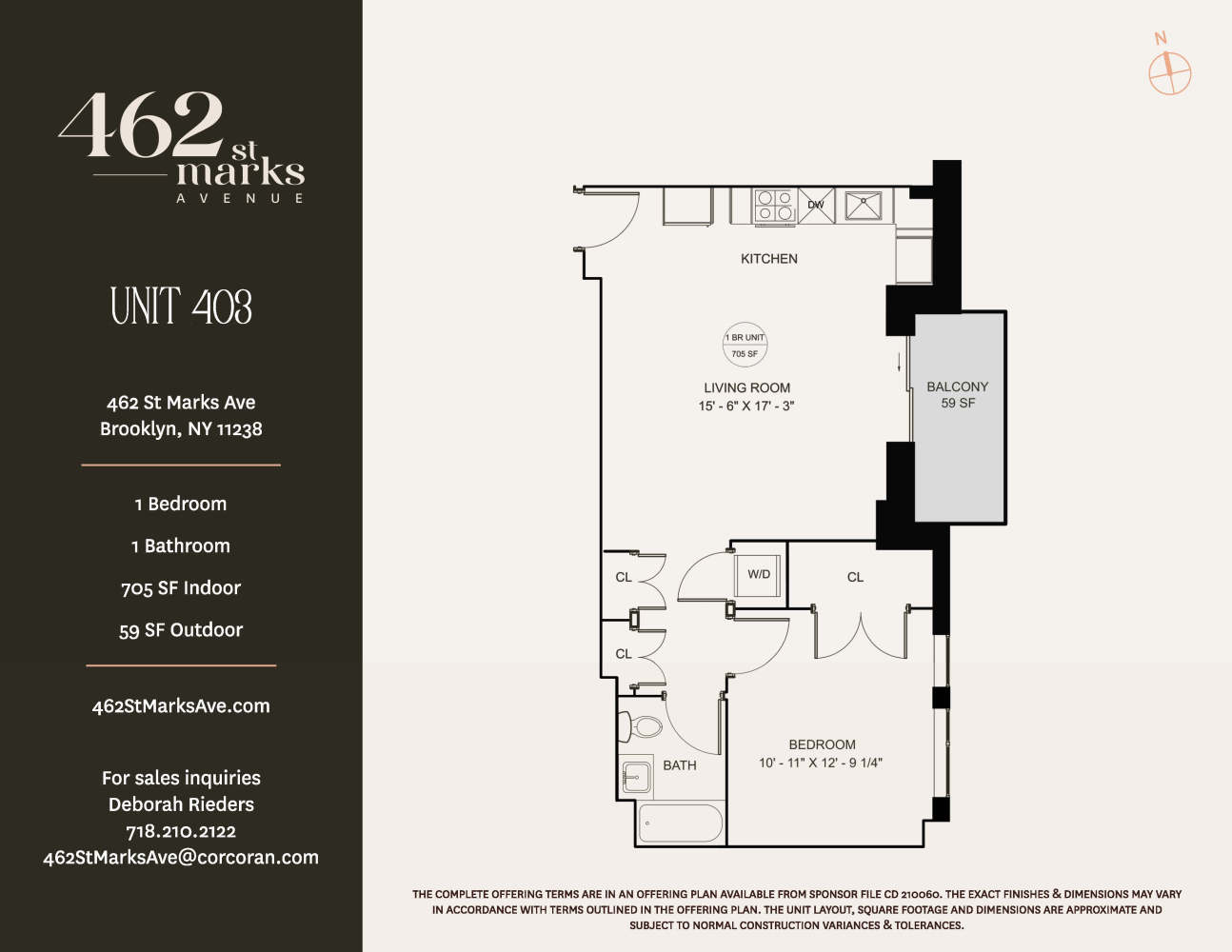 Floorplan for 462 St Marks Avenue, 403