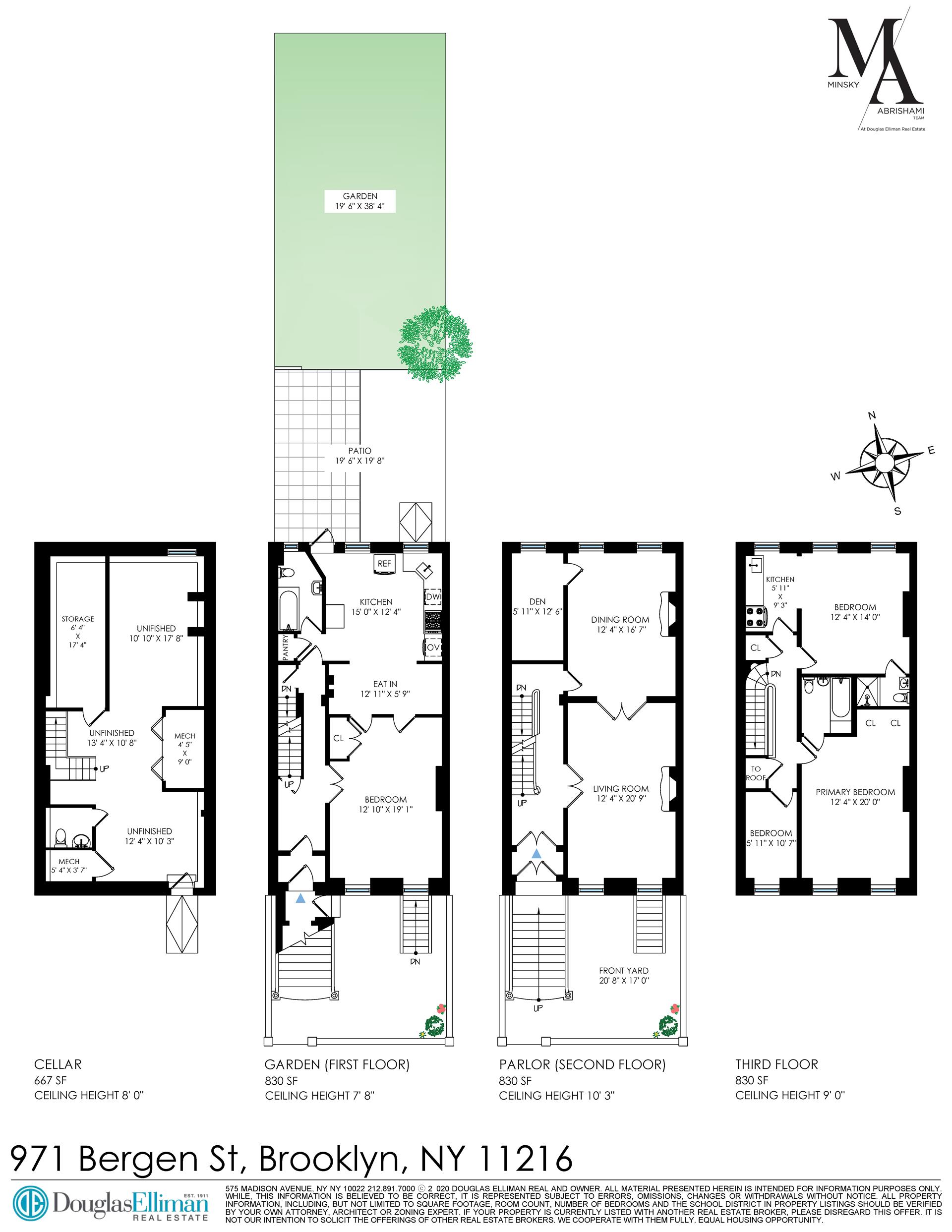 Floorplan for 971 Bergen Street