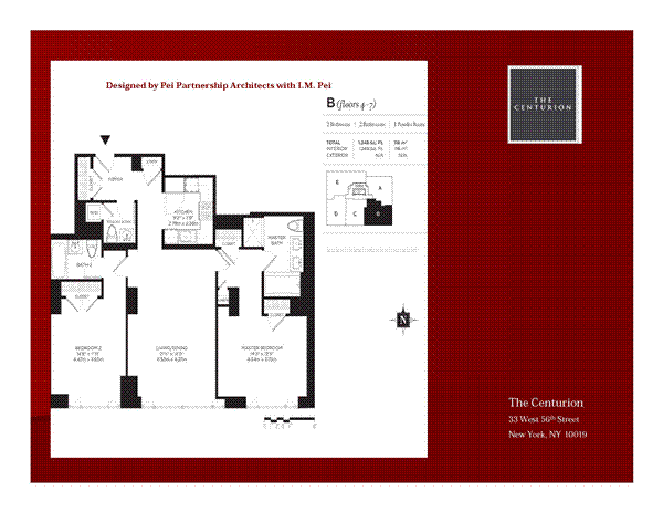 Floorplan for 33 West 56th Street, 6B