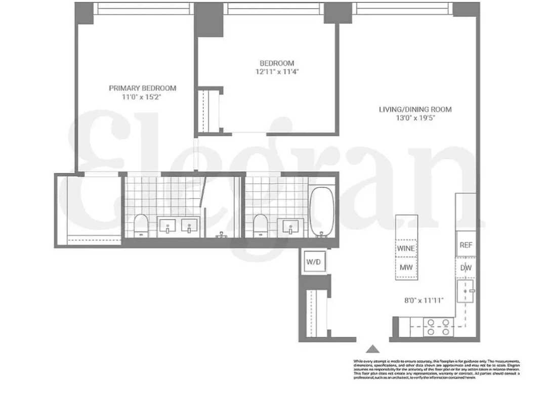 Floorplan for 77 Charlton Street, N-6C