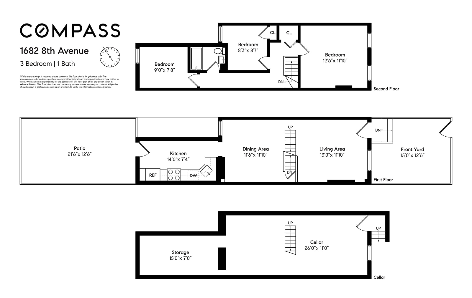 Floorplan for 1682 8th Avenue