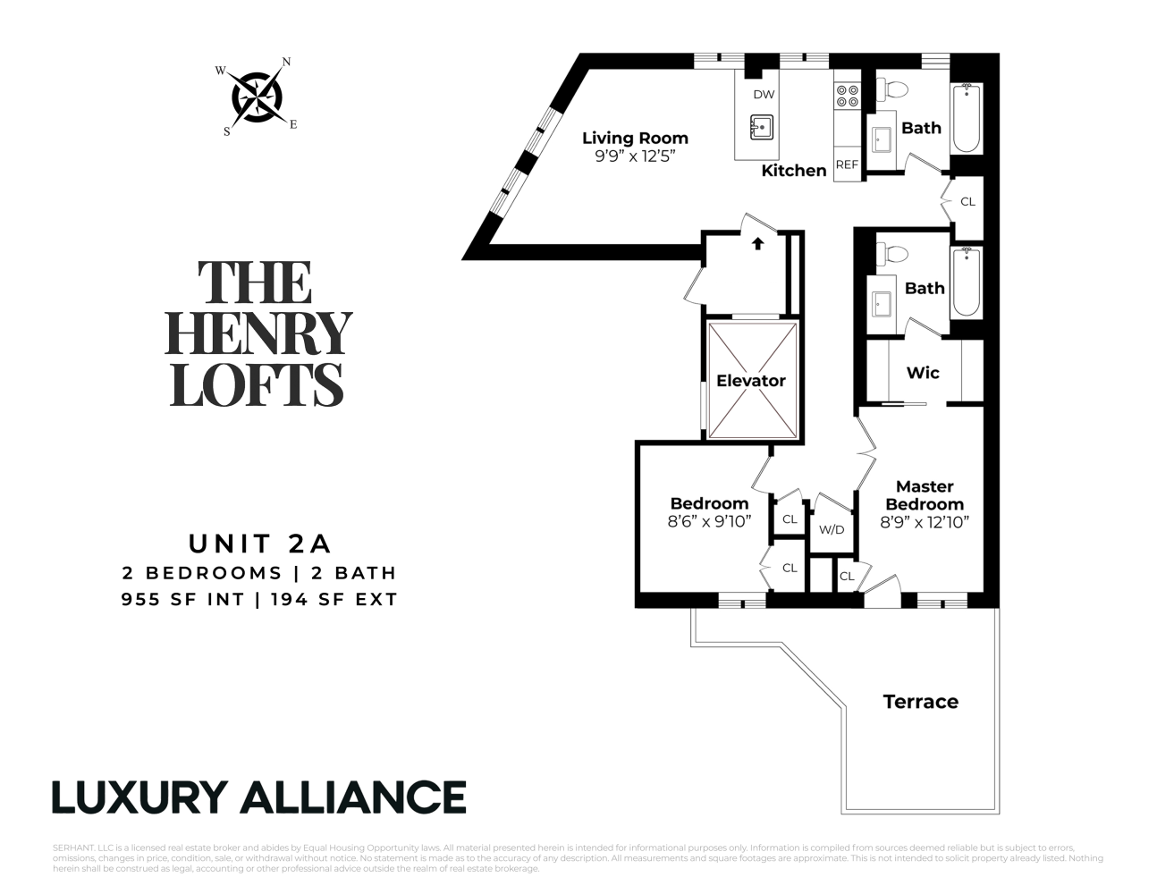 Floorplan for 68 North Henry Street, 2A