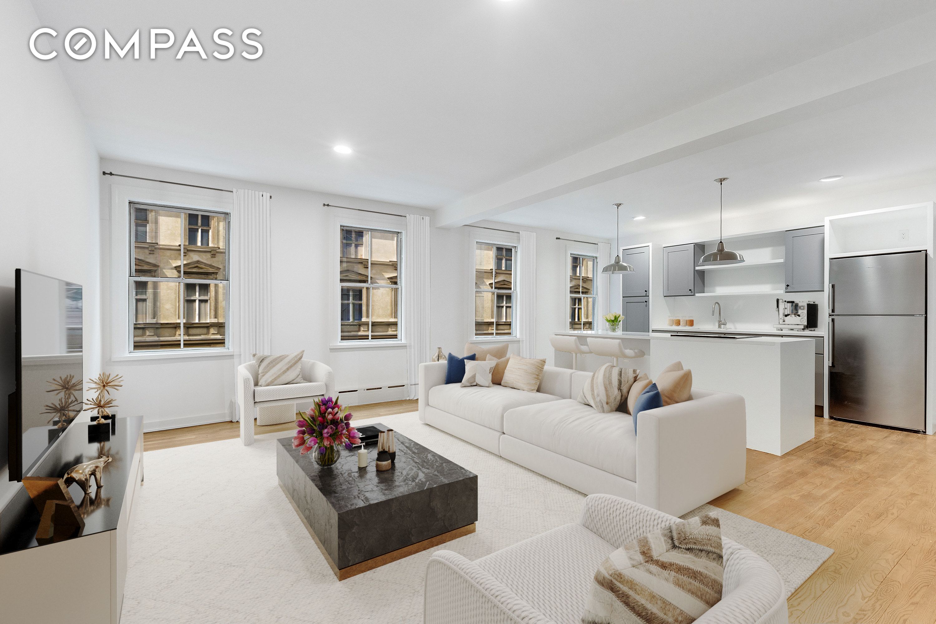 6 Centre Market Place 2, Soho, Downtown, NYC - 2 Bedrooms  
1 Bathrooms  
4 Rooms - 