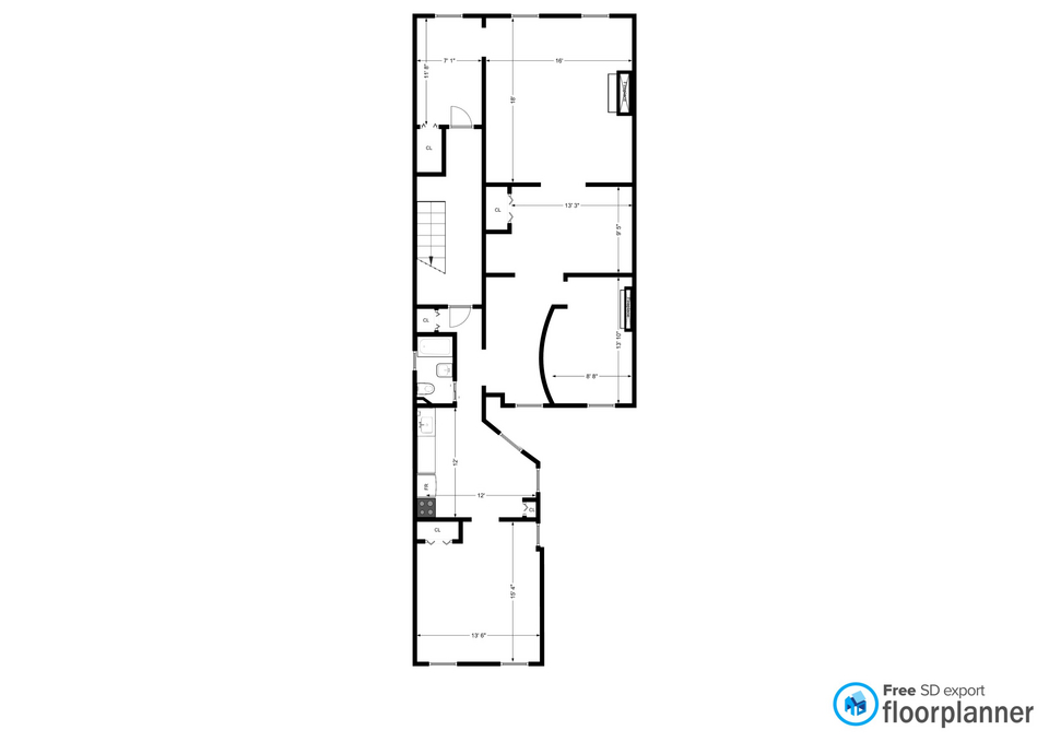 Floorplan for 58 East 7th Street, 5