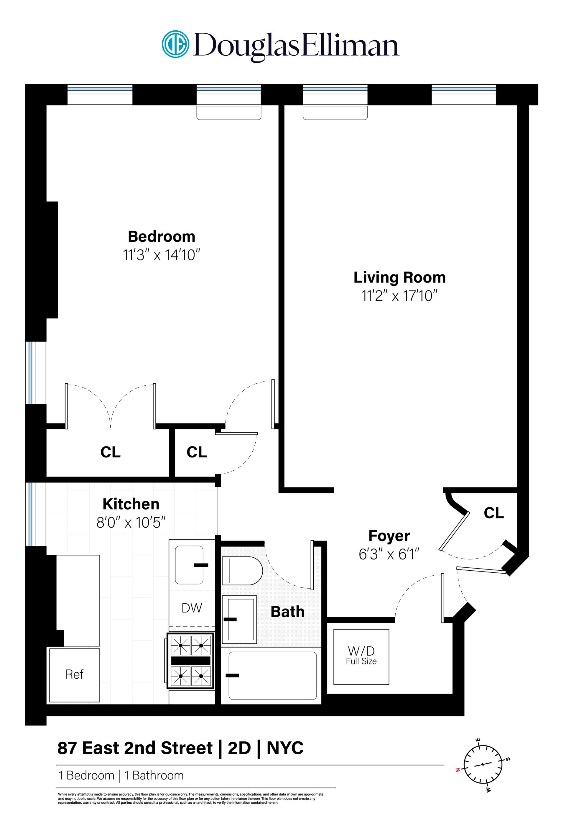 Floorplan for 87 East 2nd Street, 2D