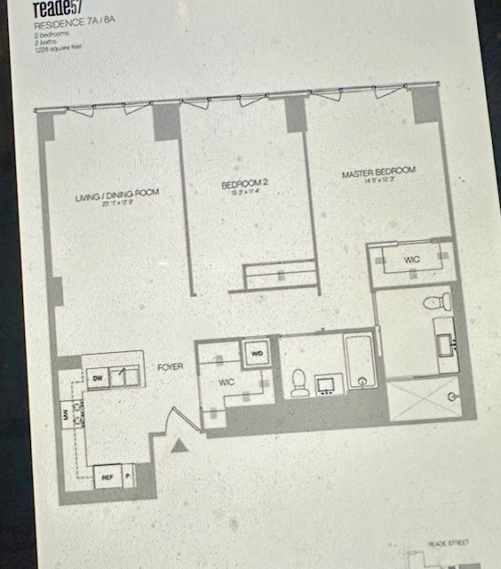 Floorplan for 57 Reade Street, 7A