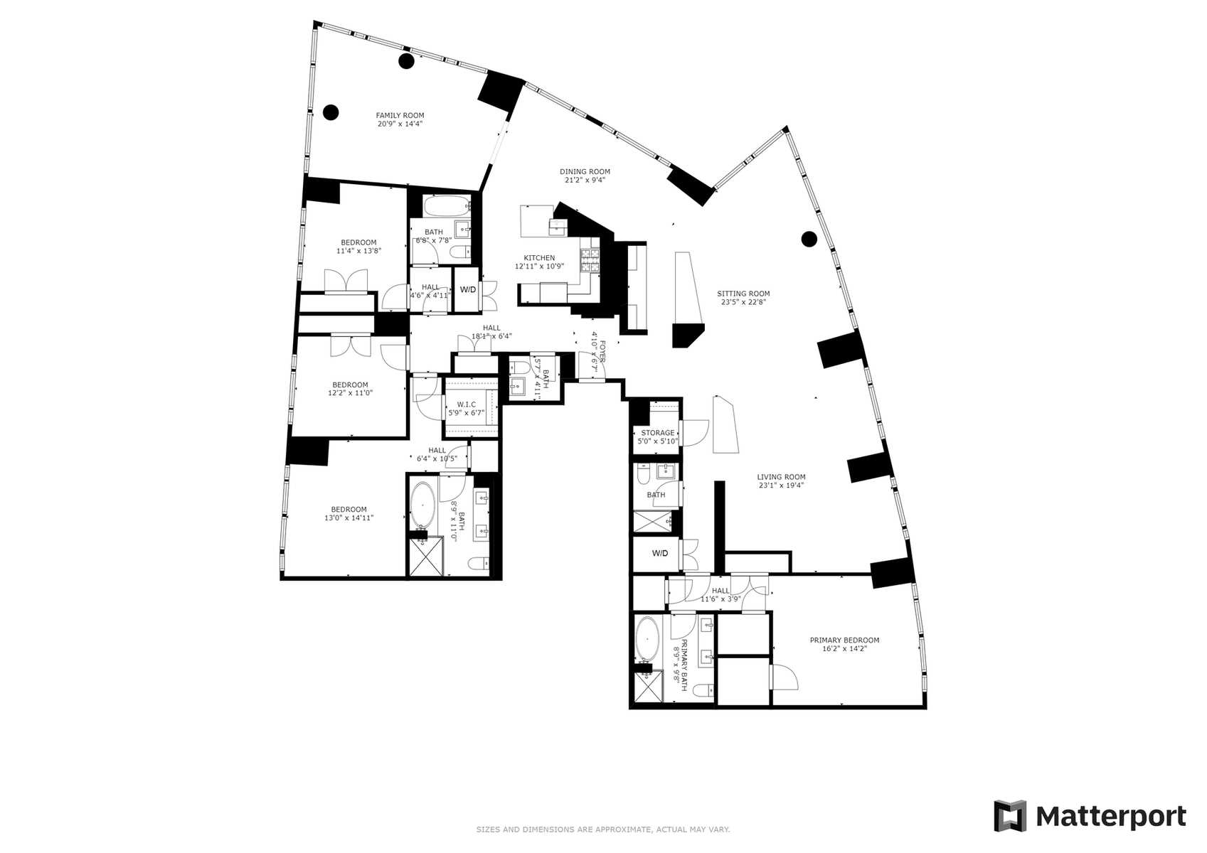 Floorplan for 70 Little West Street, 33-DE