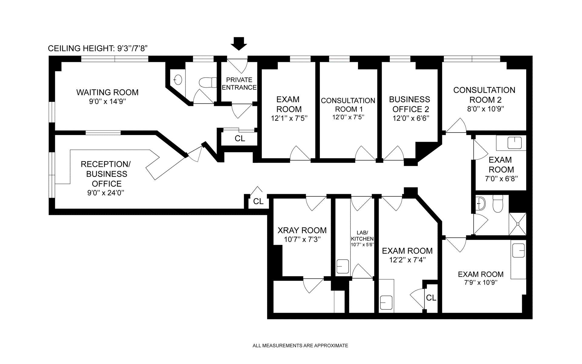 Floorplan for 1120 Park Avenue, 1C