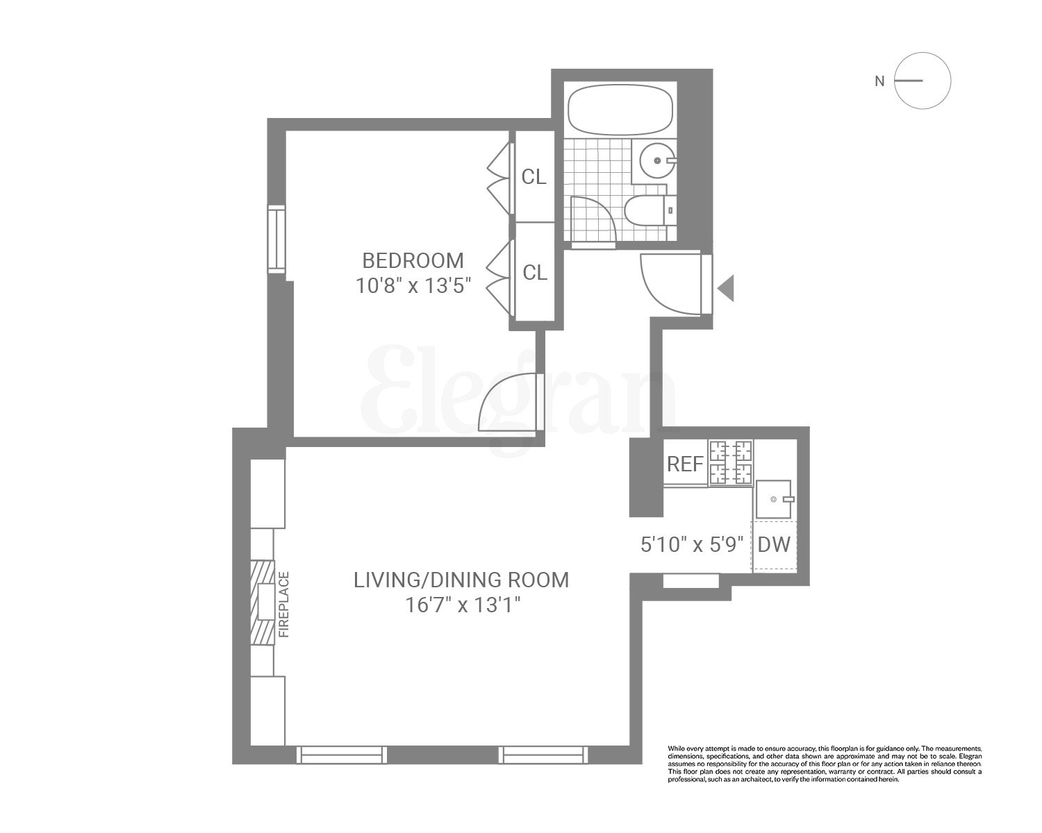 Floorplan for 55 East 65th Street, 4-B