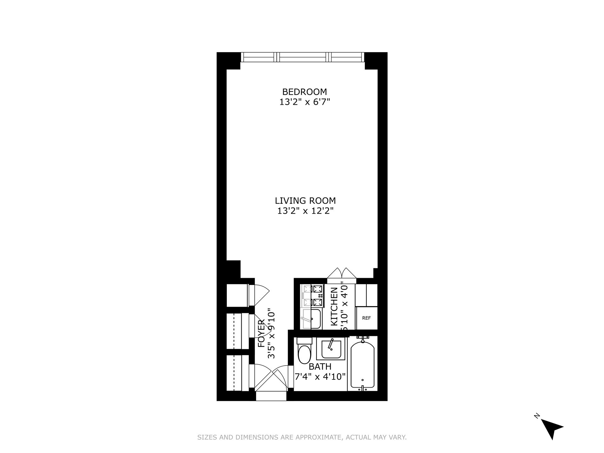 Floorplan for 240 East 46th Street, 10F