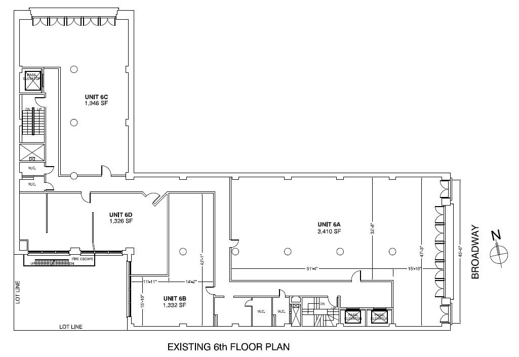 Floorplan for 561 Broadway, 6