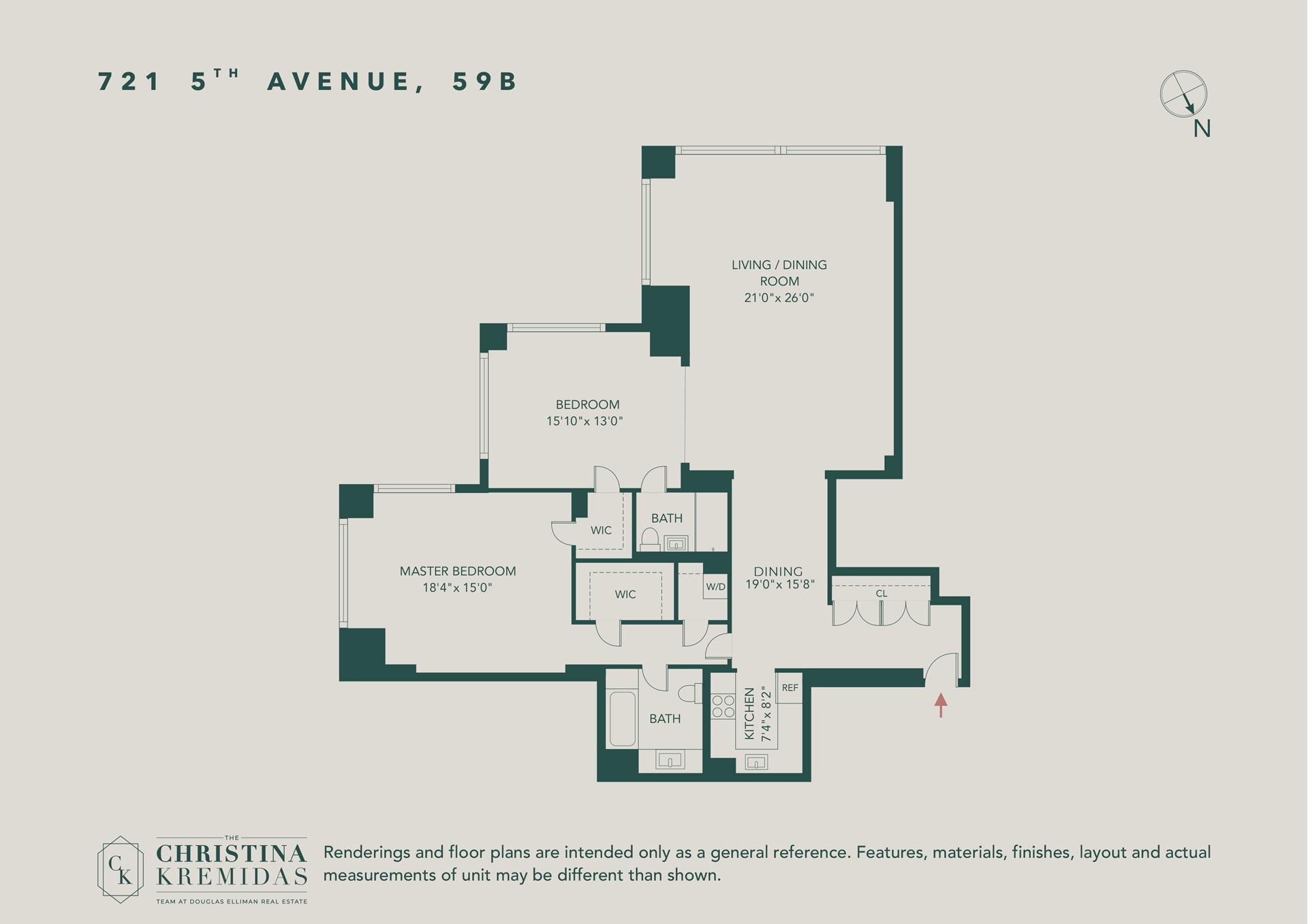 Floorplan for 721 5th Avenue, 59B
