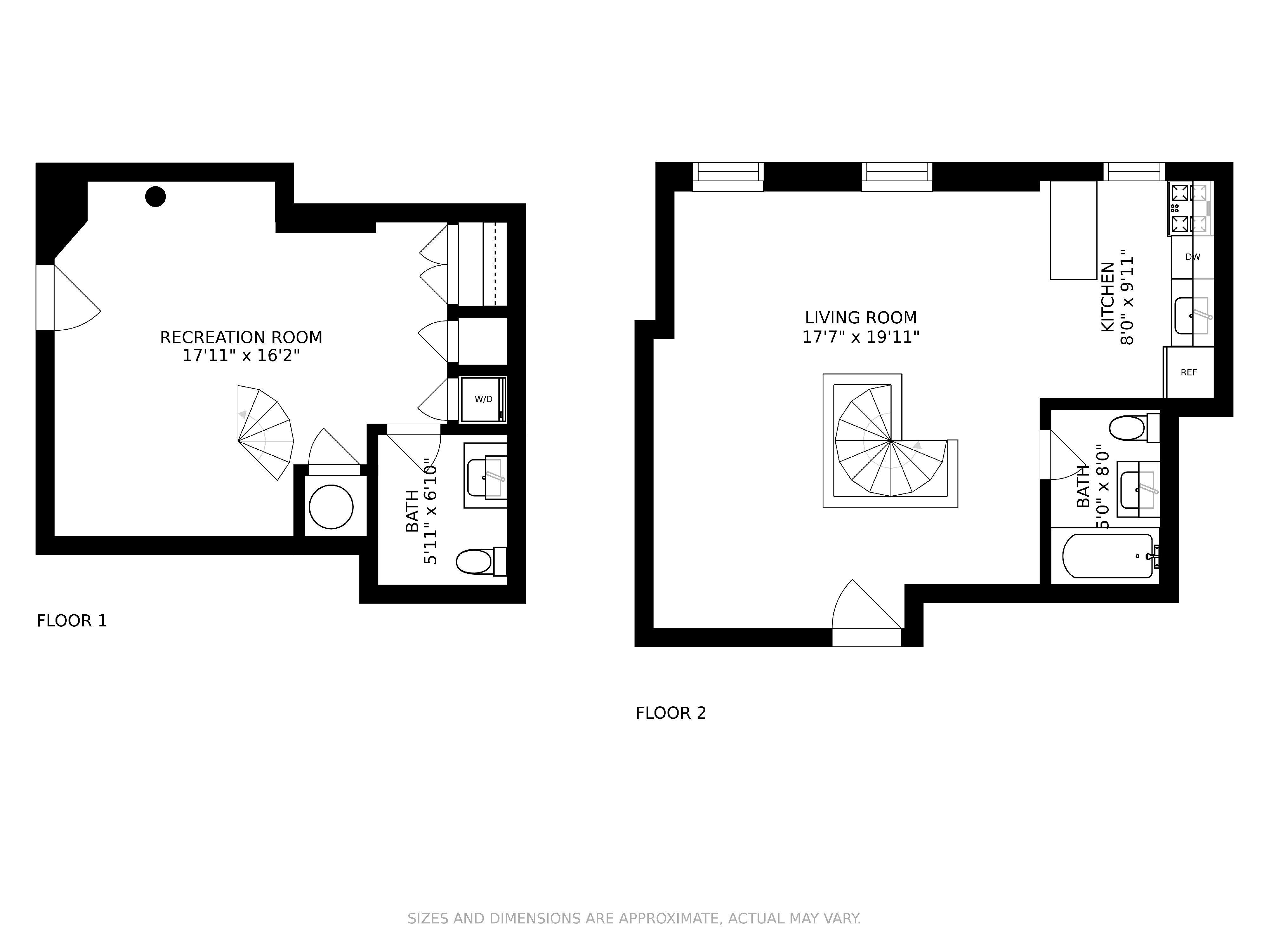 Floorplan for 249 19th Street, 1-C