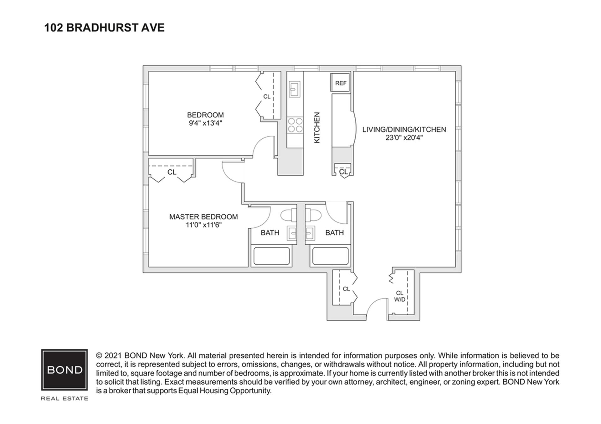 Floorplan for 102 Bradhurst Avenue, 1008