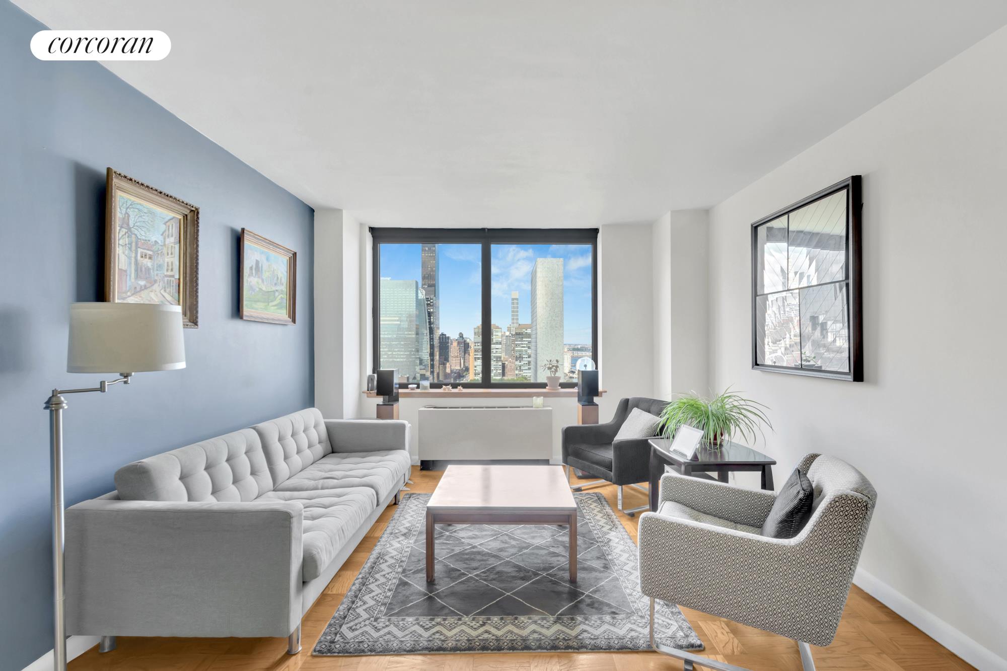 415 East 37th Street 34H, Murray Hill, Midtown East, NYC - 1 Bedrooms  
1 Bathrooms  
3 Rooms - 