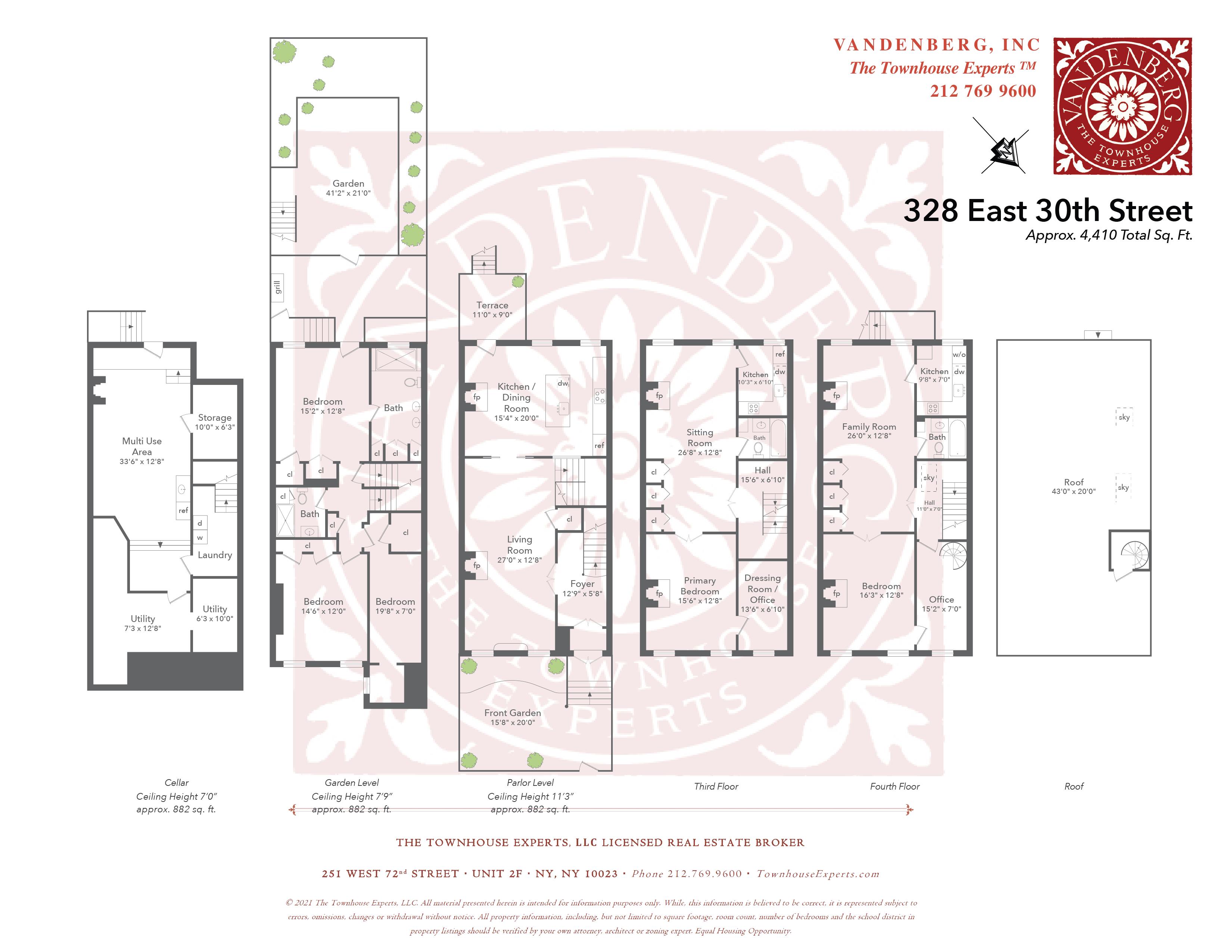 Floorplan for 328 East 30th Street, BUILDING