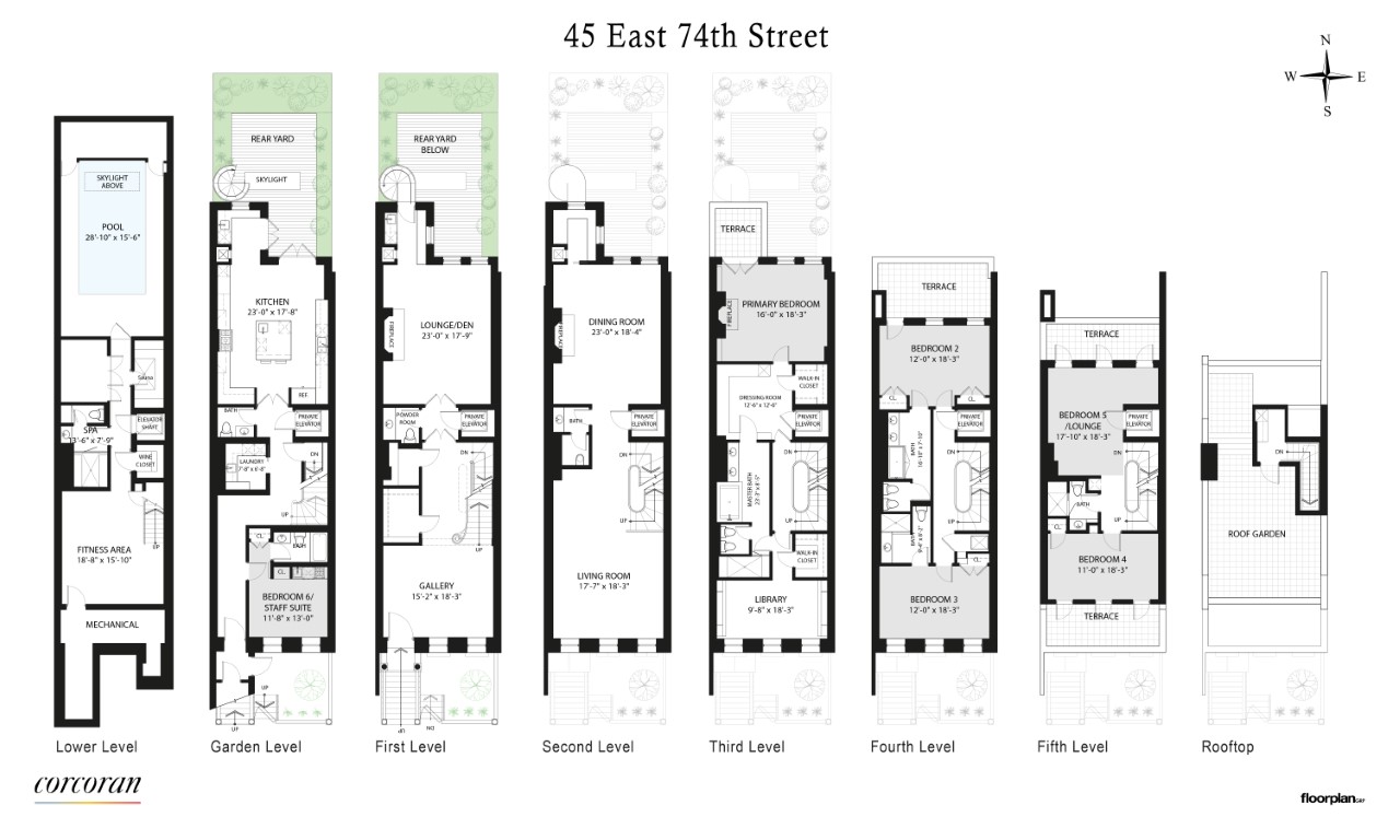 Floorplan for 45 East 74th Street