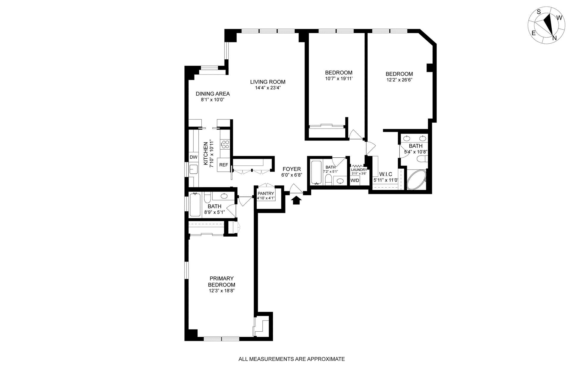 Floorplan for 27 East 65th Street, 14E