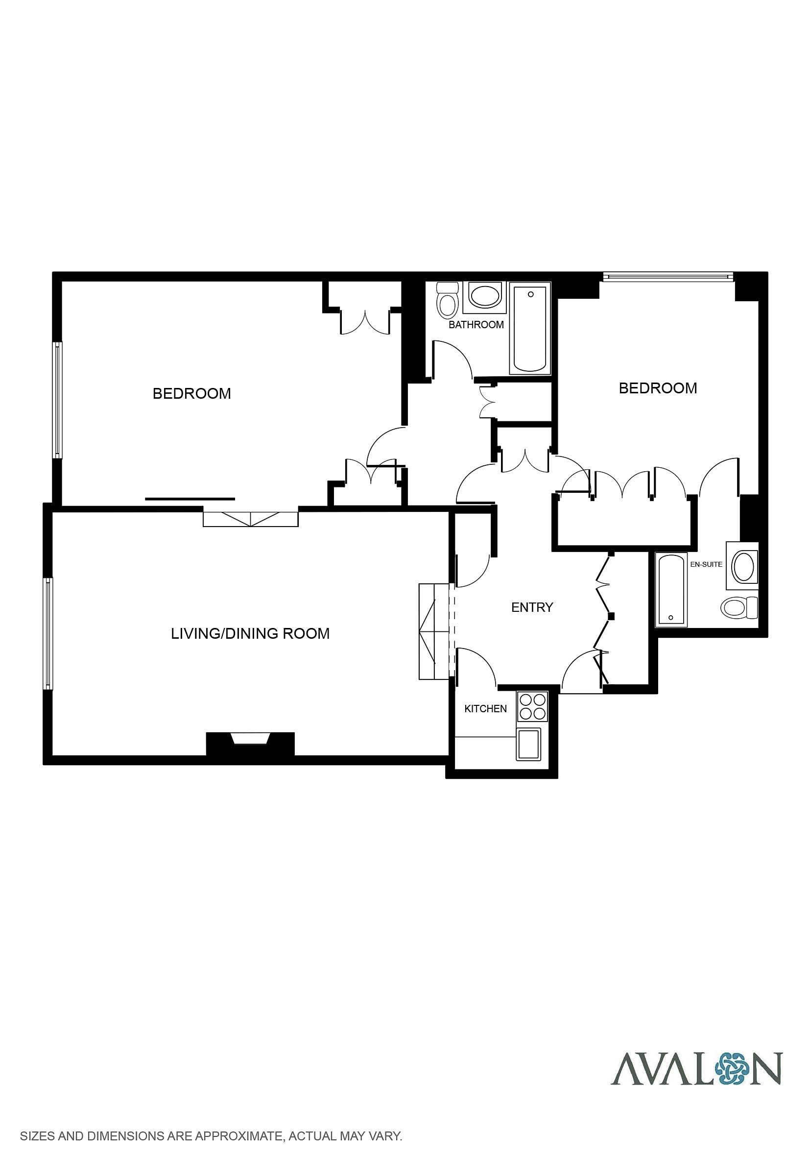 Floorplan for 150 Central Park, 1101