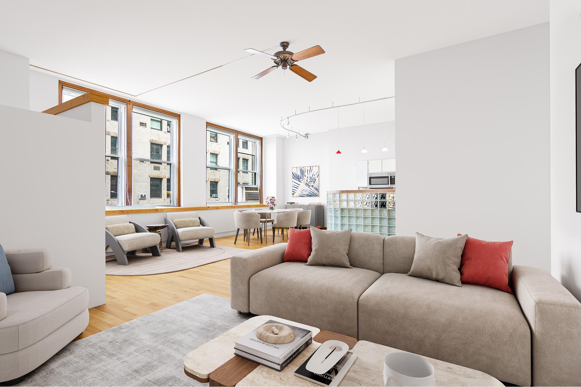 258 Broadway 5E, Tribeca, Downtown, NYC - 2 Bedrooms  
1 Bathrooms  
5 Rooms - 
