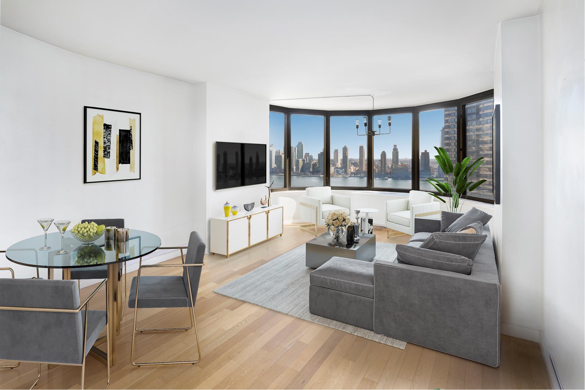 330 East 38th Street 25K, Murray Hill, Midtown East, NYC - 2 Bedrooms  
2 Bathrooms  
5 Rooms - 