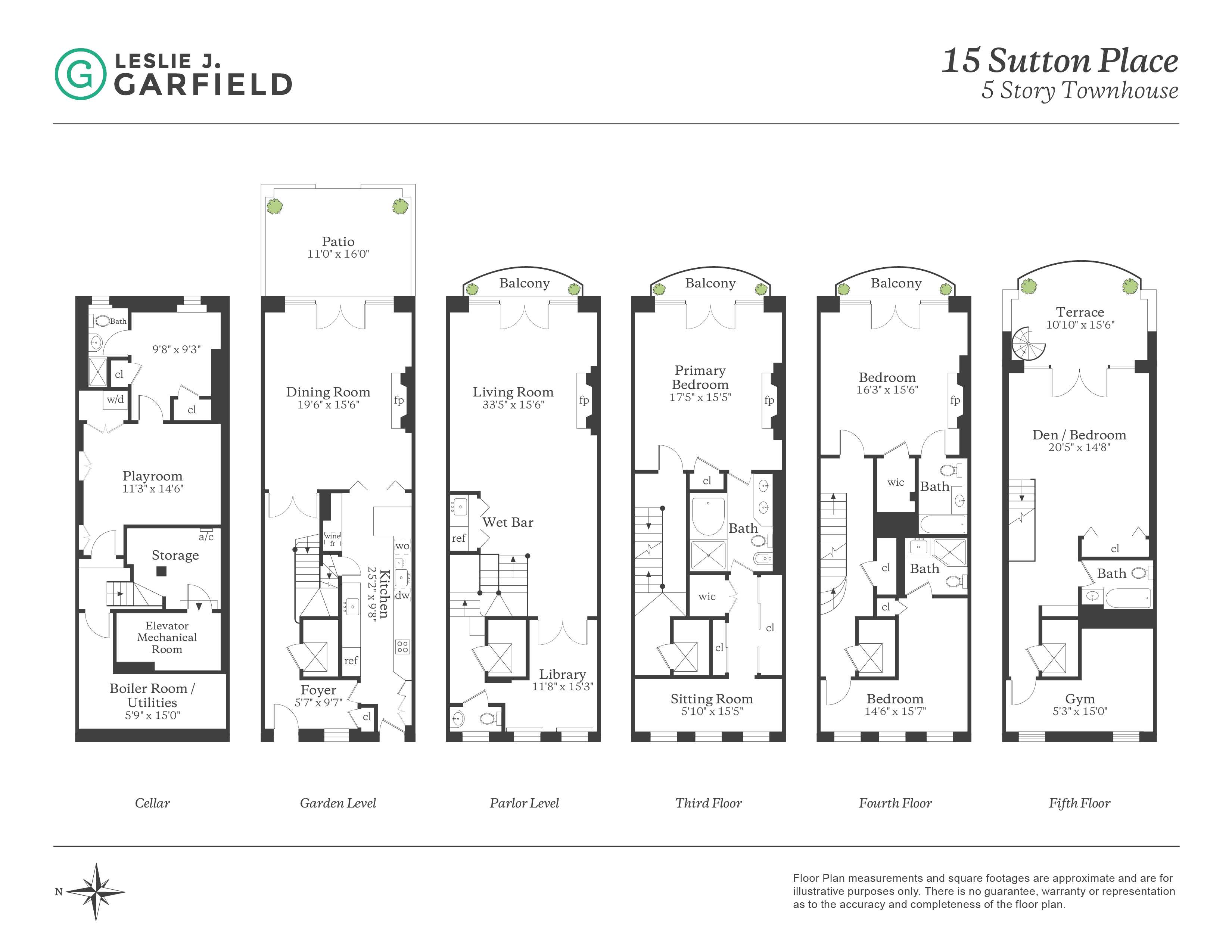 Floorplan for 15 Sutton Place