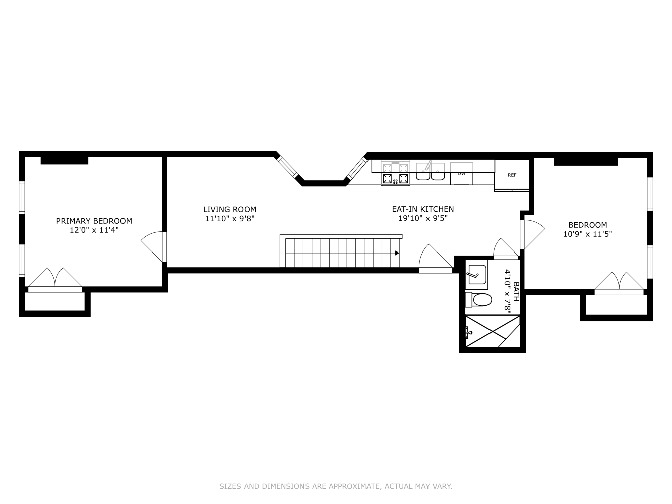 Floorplan for 784 Madison Street, 3A