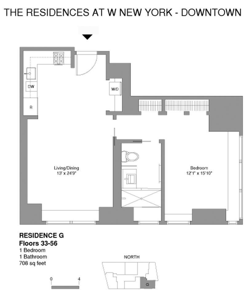 Floorplan for 123 Washington Street, 38GH