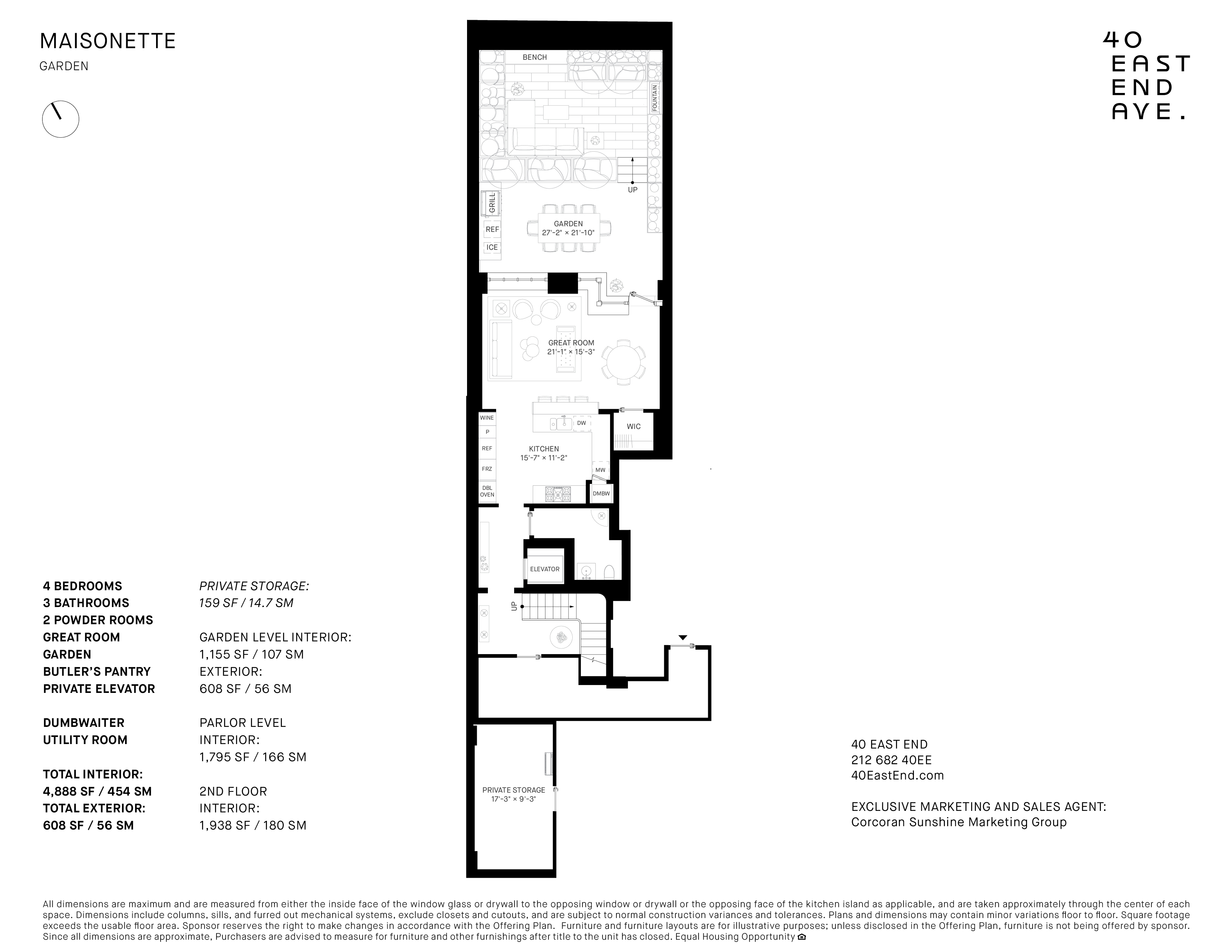 Floorplan for 40 East End Avenue, TH