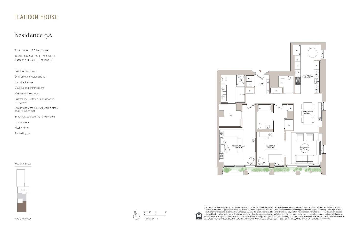 Floorplan for 39 West 23rd Street, 9A