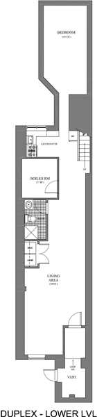 Floorplan for 125 West, 136th Street, 1